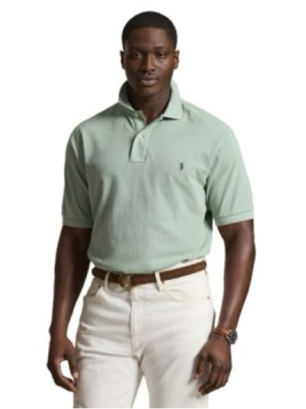 Polo Ralph Lauren Men’s Classic Pique Polo Shirt Large Light Mint Green